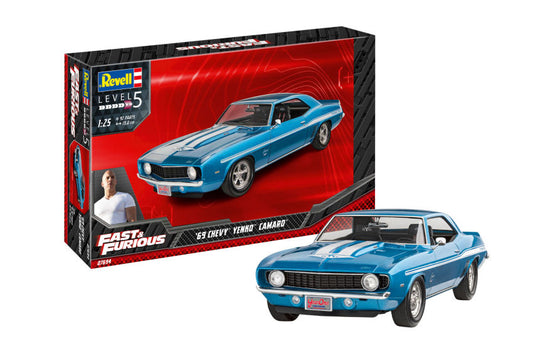 FAST & FURIOUS - 1969 CHEVY YENKO CAMARO  KIT 1:25 - Revell - RV07694