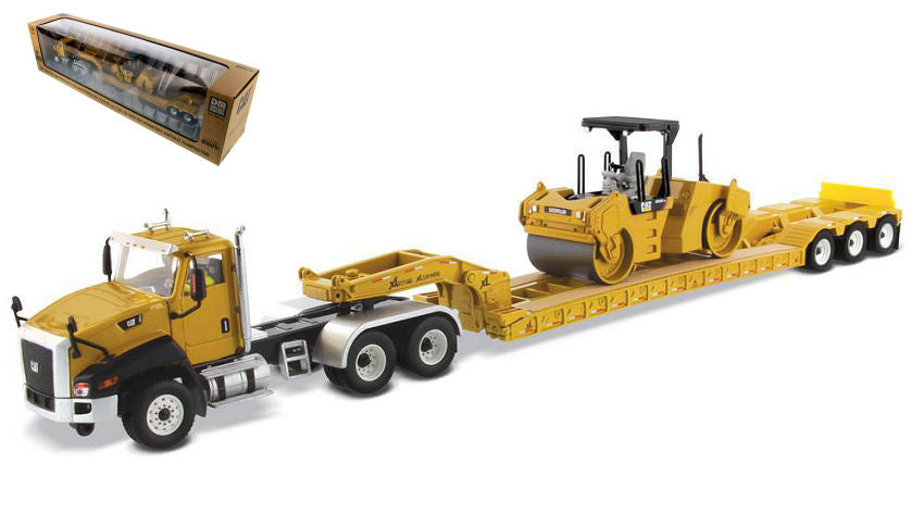 CAT CT660 TRUCK + TRAILER 1:50 - Diecast Master - DM85601C