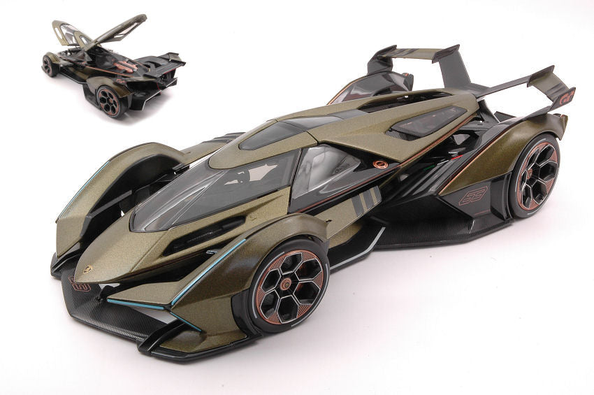 LAMBORGHINI V12 VISION GRAN TURISMO 2021 GREEN 1:18 - Maisto - MI36454G