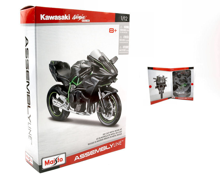 KAWASAKI NINJA H2R BLACK KIT 1:12 - Maisto - MI39198