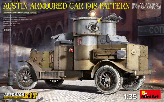AUSTIN ARMOUR.CAR 1918 PATTERN IRELAND 1919-21 INTERIOR KIT 1:35 - Miniart - MIN39016