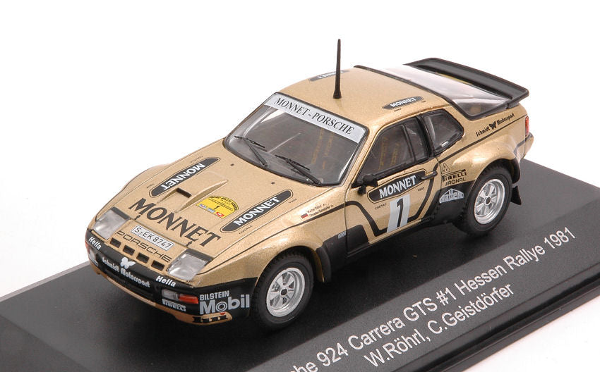 PORSCHE 924 CARRERA GTS N.1 HESSEN RALLY 1981 W.ROHRL-C.GEISTDORFER 1:43 - CMR Classic Model Replicars - WRC015