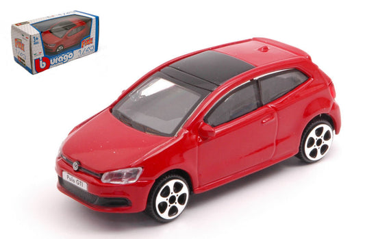 VW POLO GTI MARK 5 RED 1:43 - Burago - BU30233R