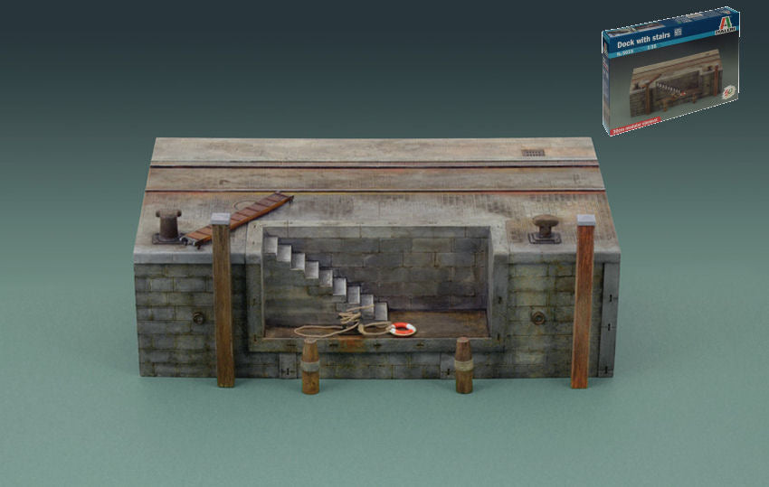 DOCK WITH STAIRS KIT 1:35 - Italeri - IT5615