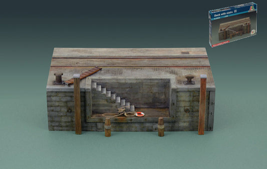 DOCK WITH STAIRS KIT 1:35 - Italeri - IT5615