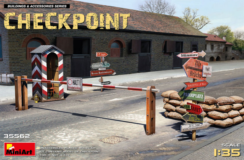 CHECKPOINT KIT 1:35 - Miniart - MIN35562