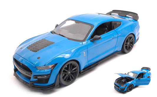 FORD MUSTANG SHELBY GT500 2020 BLUE 1:18 - Maisto - MI31452B
