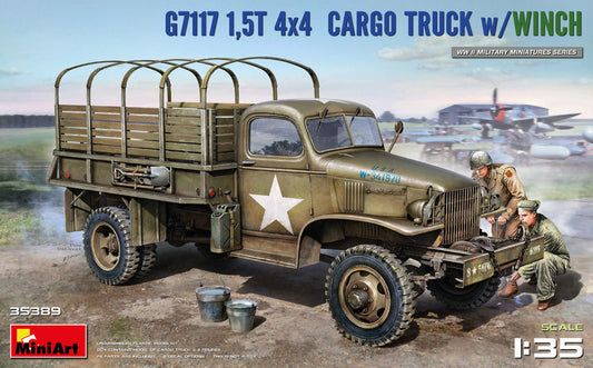 1,5t 4x4 G7117 CARGO TRUCK W/WINCH.KIT 1:35 - Miniart - MIN35389