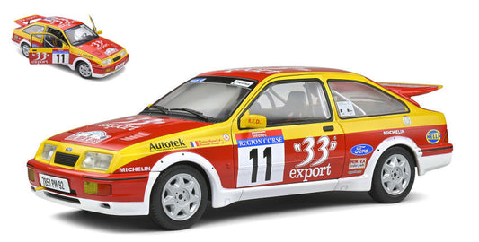 FORD SIERRA COSWORTH RS N.11 TOUR DE CORSE 1987 AURIOL-OCELLI 1:18 - Solido - SL1806103