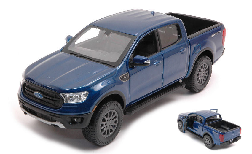 FORD RANGER 2019 BLUE 1:24 - Maisto - MI31521B