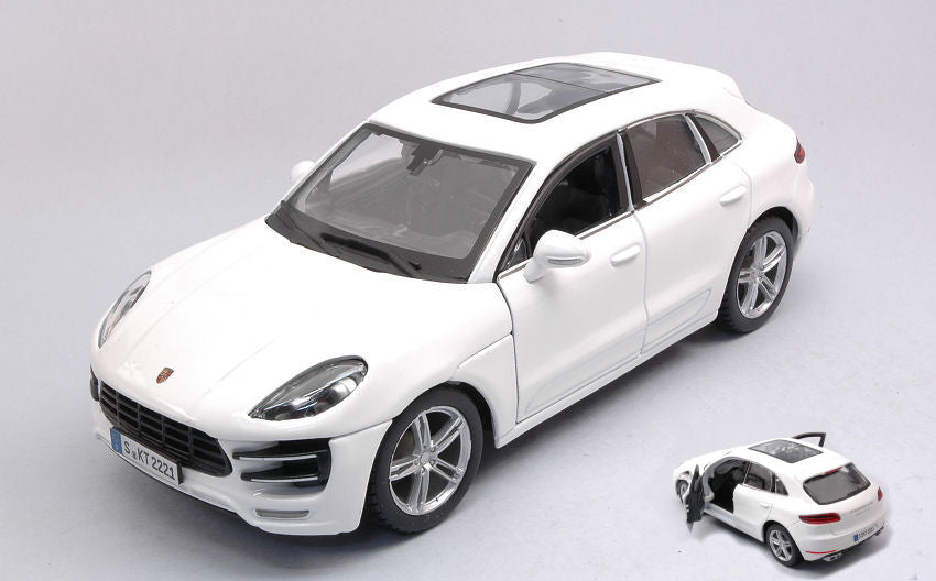 PORSCHE MACAN 2015 WHITE 1:24 - Burago - BU21077W