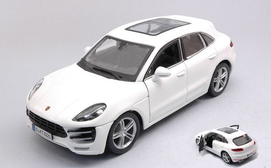 PORSCHE MACAN 2015 WHITE 1:24 - Burago - BU21077W