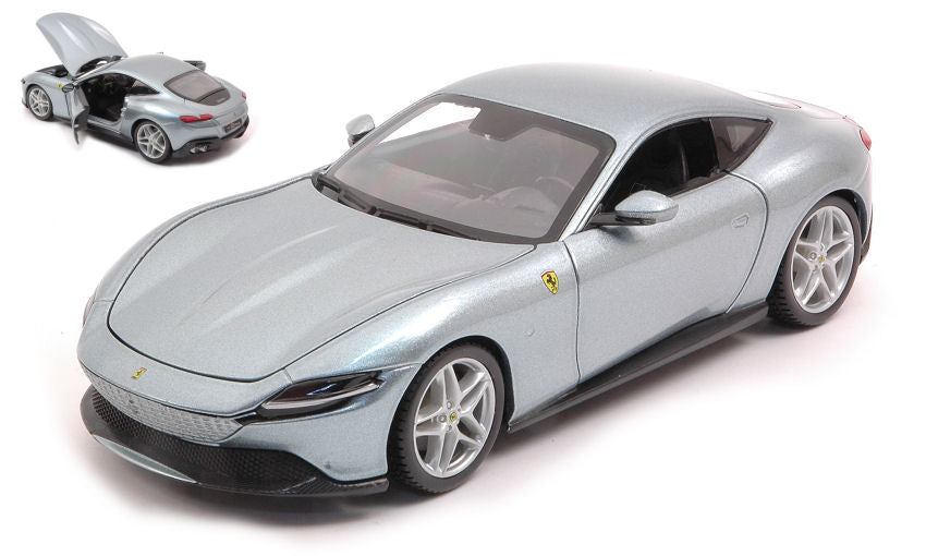 FERRARI ROMA SILVER 1:24 - Burago - BU26029S