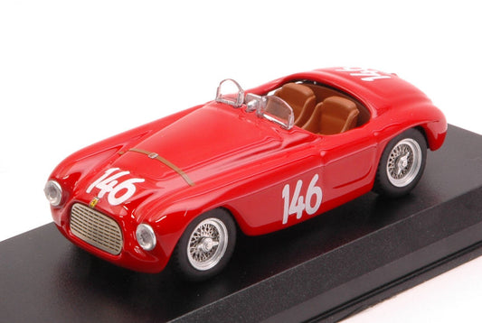 FERRARI 166 MM BARCHETTA N.146 WINN.COPPA DOLOMITI 1950 G.MARZOTTO 1:43 - Art Model - AM0367
