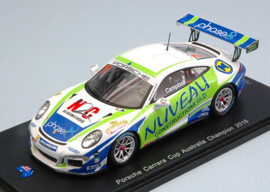 PORSCHE CARRERA CUP AUSTRALIA CHAMPION 2016 MATT CAMPBELL 1:43 - Spark Model - AS022