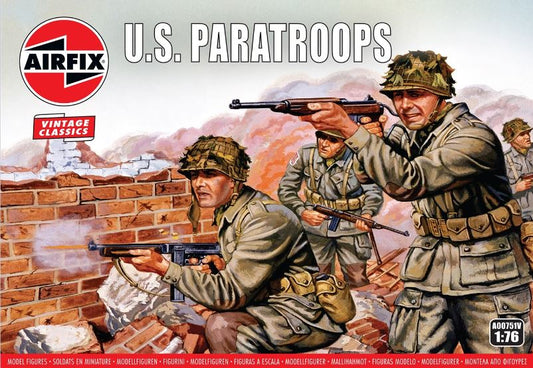 WWII US PARATROOPS KIT 1:76 - Airfix - A00751V