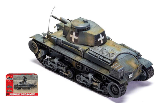 GERMAN LIGHT TANK Pz.Kpfw.35 (t) KIT 1:35 - Airfix - A1362