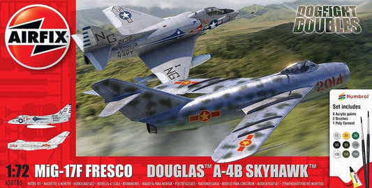 MIG 17F FRESCO DOUGLAS A-4B SKYHAWK DOGFIGHT DOUBLE KIT 1:72 - Airfix - A50185
