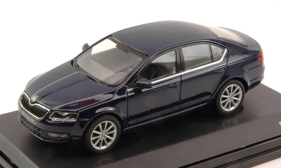 SKODA OCTAVIA III 2013 BLUE PACIFIC METALLIC 1:43 - Abrex - AB026LT