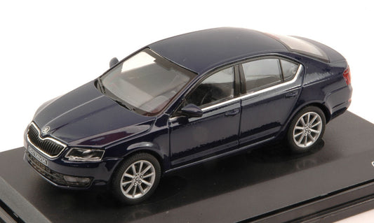 SKODA OCTAVIA III 2013 BLUE PACIFIC METALLIC 1:43 - Abrex - AB026LT