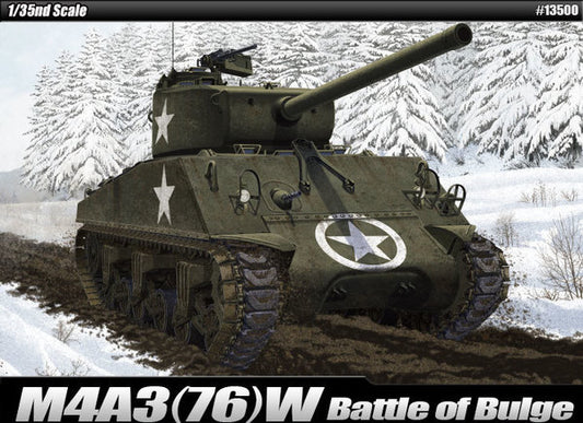 M4 A3 (76) W BATTLE OF BULGE KIT 1:35 - Academy - ACD13500