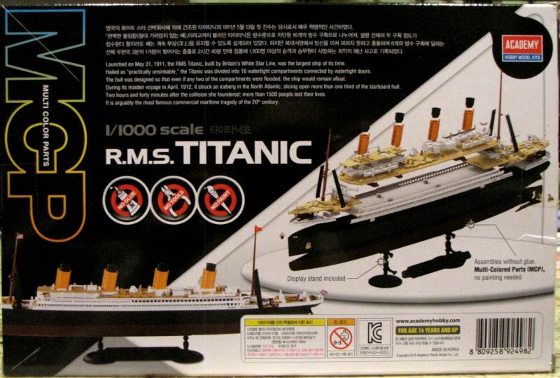 RSM TITANIC KIT 1:1000 - Academy - ACD14217