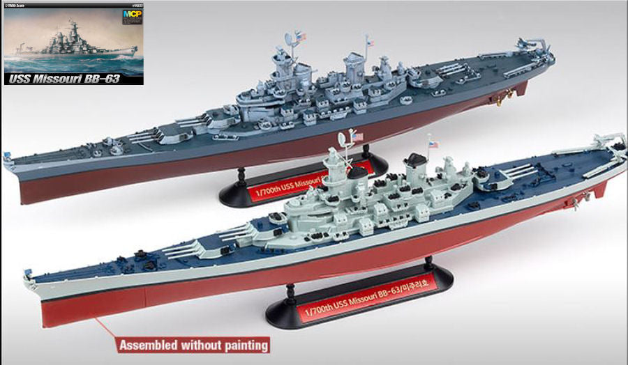NAVE USS MISSOURI BB-63 KIT 1:700 - Academy - ACD14222