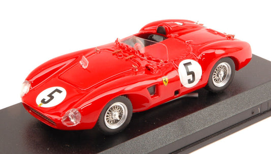 FERRARI 625 LM N.5 13th 500 MILES ROAD AMERICA 1962 GERBER-BRIDGE 1:43 - Art Model - AM0313