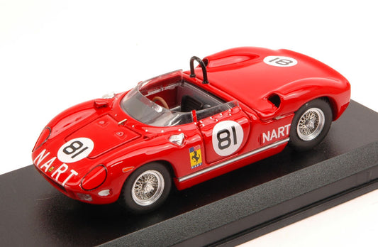 FERRARI 275 P N.81 2nd 500 KM BRIDGEHAMPTON 1964 P.RODRIGUEZ 1:43 - Art Model - AM0334