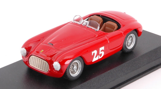 FERRARI 166 TOURING BARCHETTA N.25 WINNER PALM SPRINGS 1951 M.LEWIS 1:43 - Art Model - AM0404