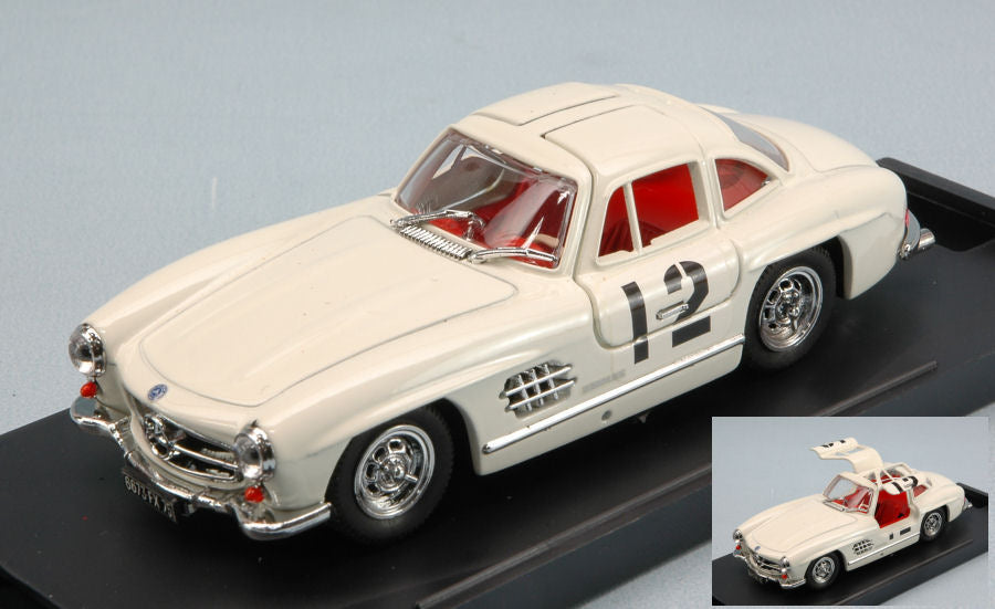 MERCEDES 300 SL N.12 RALLYE DE SESTRIERES 1957 CLAUDE LE GUEZEC 1:43 - Bang - BG7191