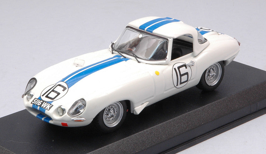 JAGUAR E TYPE SPYDER N.16 24 H LE MANS 1963 SALVADORI-RICHARDS 1:43 - Best Model - BT9205-2