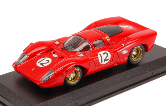 FERRARI 312P COUPE' N.12 5th BRIDGEHAMPTON 1969 P.RODRIGUEZ 1:43 - Best Model - BT9589