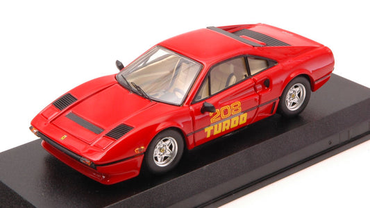 FERRARI 208 GTB TURBO 1980 RED 1:43 - Best Model - BT9678