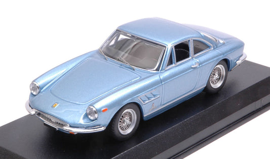 FERRARI 330 GTC 1966 METALLIC LIGHT BLUE 1:43 - Best Model - BT9702