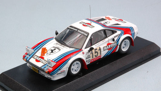 FERRARI 308 GTB GR.4 N.151 TOUR DE CORSE HIST. 2011 AGHINA-RUPPERT 1:43 - Best Model - BT9707