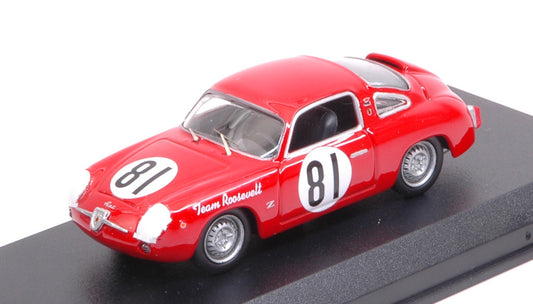 FIAT ABARTH 750 N.81 10th SCCA NAT.CUMBERLAND 1959 DUNCAN BLACK 1:43 - Best Model - BT9713