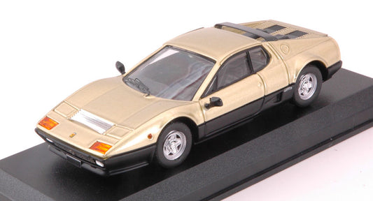 FERRARI 512 BB 1977 SOTHEBY AUCTION 2018 GOLD & BLACK 1:43 - Best Model - BT9731