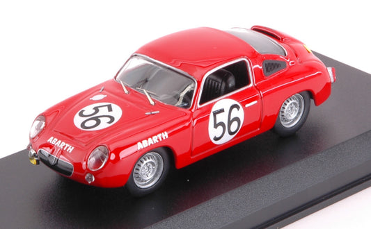 FIAT ABARTH 700 S N.56 24 H LE MANS 1961 G.BASSI-G.RIGAMONTI 1:43 - Best Model - BT9759