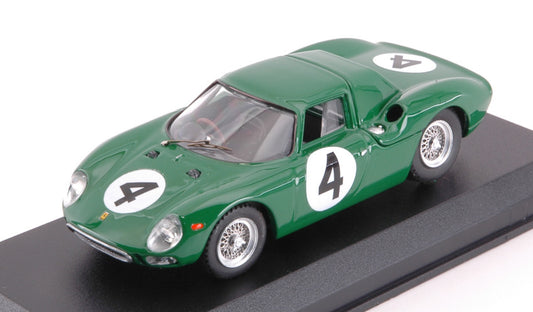 FERRARI 250 LM N.4 2nd TOURIST TROPHY 1964 DAVID PIPER 1:43 - Best Model - BT9762