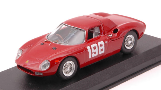 FERRARI 250 LM N.198 WINNER COPPA F.I.S.A. MONZA 1966 E.LUALDI 1:43 - Best Model - BT9767