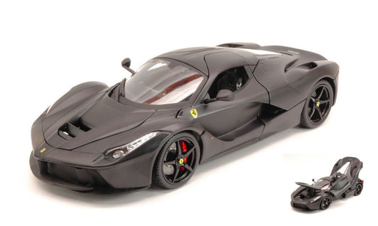FERRARI LA FERRARI 2013 MATT BLACK SIGNATURE 1:18 - Burago - BU16901BK