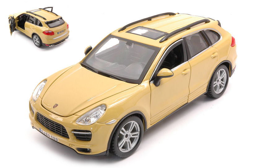 PORSCHE CAYENNE TURBO YELLOW 1:24 - Burago - BU21056Y