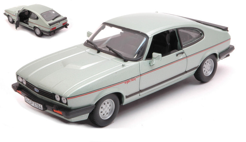 FORD CAPRI 1982 LIGHT GREEN 1:24 - Burago - BU21093B
