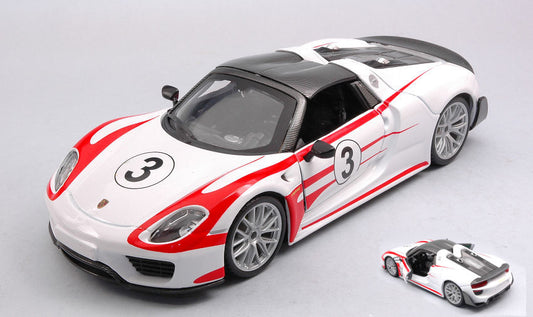 PORSCHE 918 WEISSACH PACKAGE N.3 2013 0-100 2,6 sec 1:24 - Burago - BU28009W