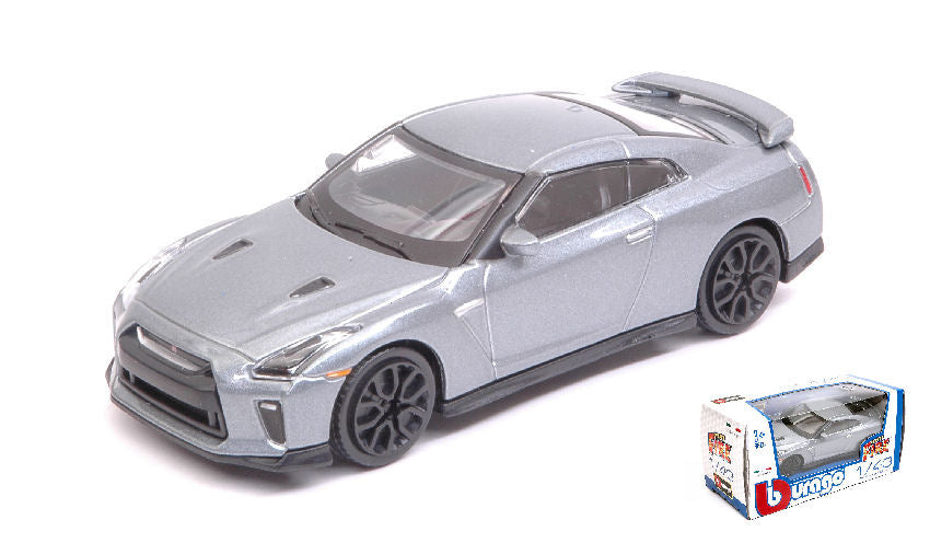 NISSAN GT-R 2017 SILVERGUN 1:43 - Burago - BU30135S