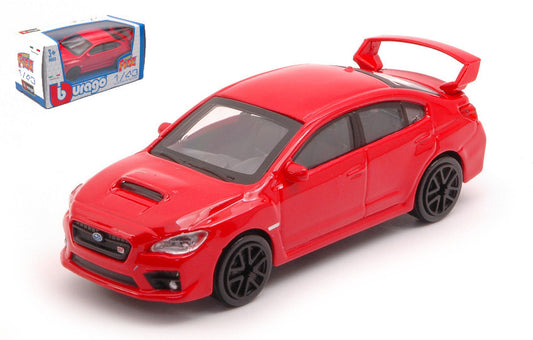 SUBARU WRX STI 2017 RED 1:43 - Burago - BU30393R