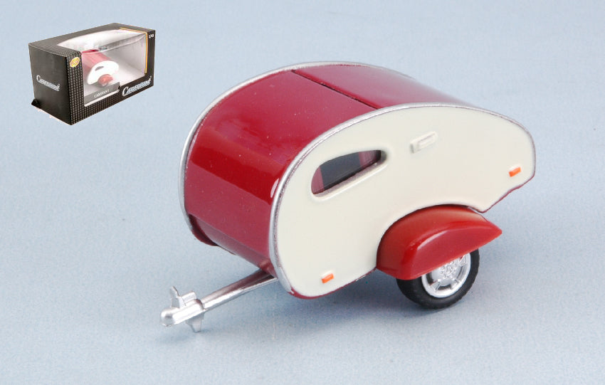 CARAVAN I BEIGE/RED 1:43 - Cararama - CA251PND-C-1