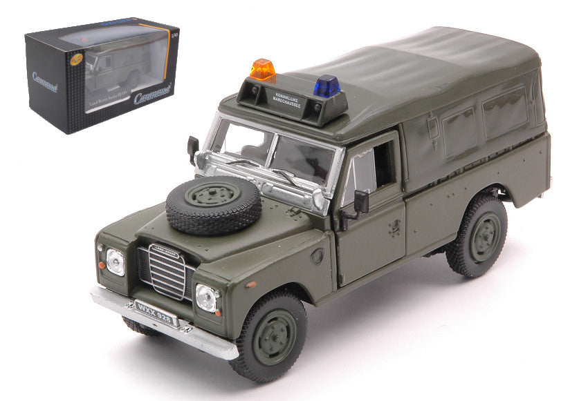 LAND ROVER SERIE III 109 SOFT TOP MILITAR GREEN 1:43 - Cararama - CA4-51741