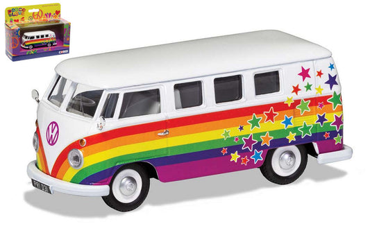 VW CAMPERVAN PEACE LOVE AND WISHES 1:43 - Corgi - CC02731